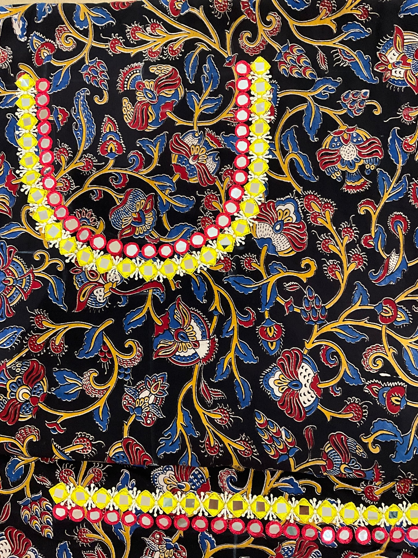 kuchipudi linen blue Navrang Chaniya choli