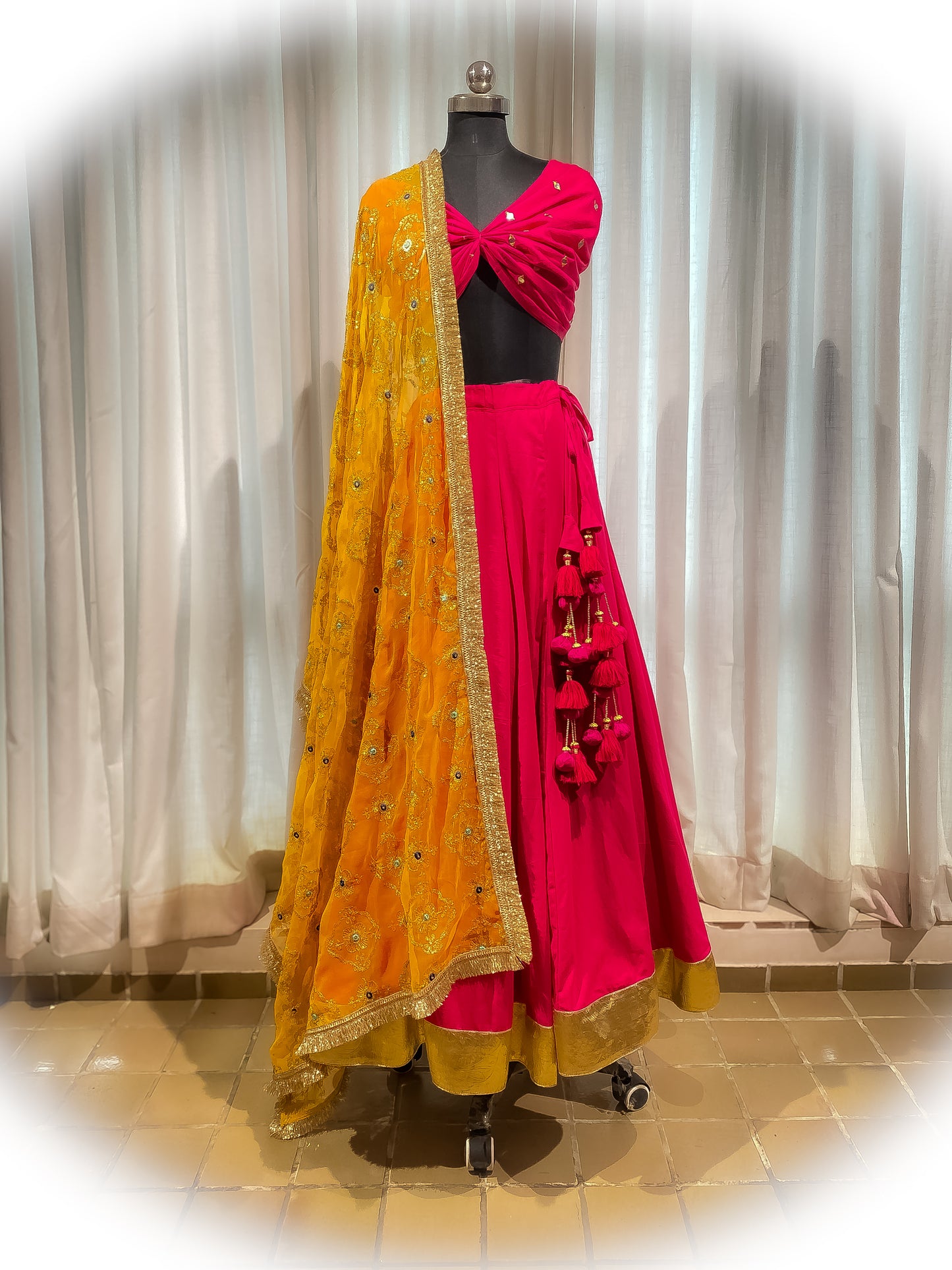 Vintage grace pink Navrang Chaniya choli