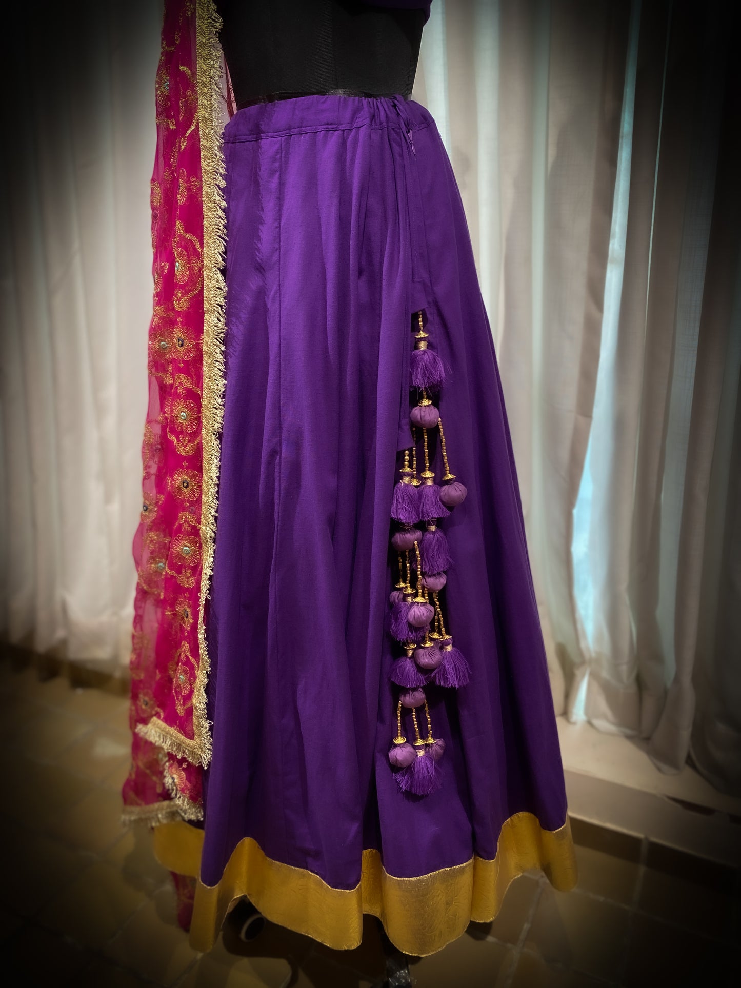 Vintage charm purple Navrang Chaniya choli